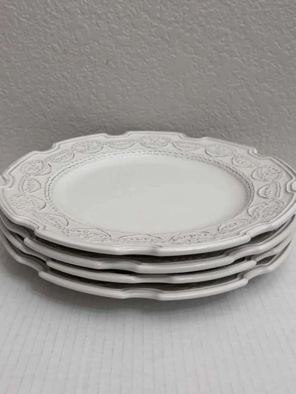 Williams Sonoma x Trisha Yearwood Gwendolyn 4x Dinner Plates * Made in Portugal
